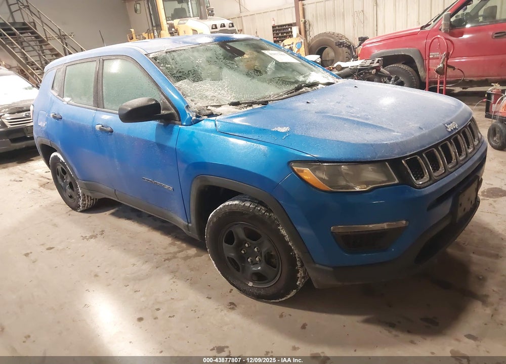2018 JEEP COMPASS SPORT VIN: 3C4NJCAB7JT466369