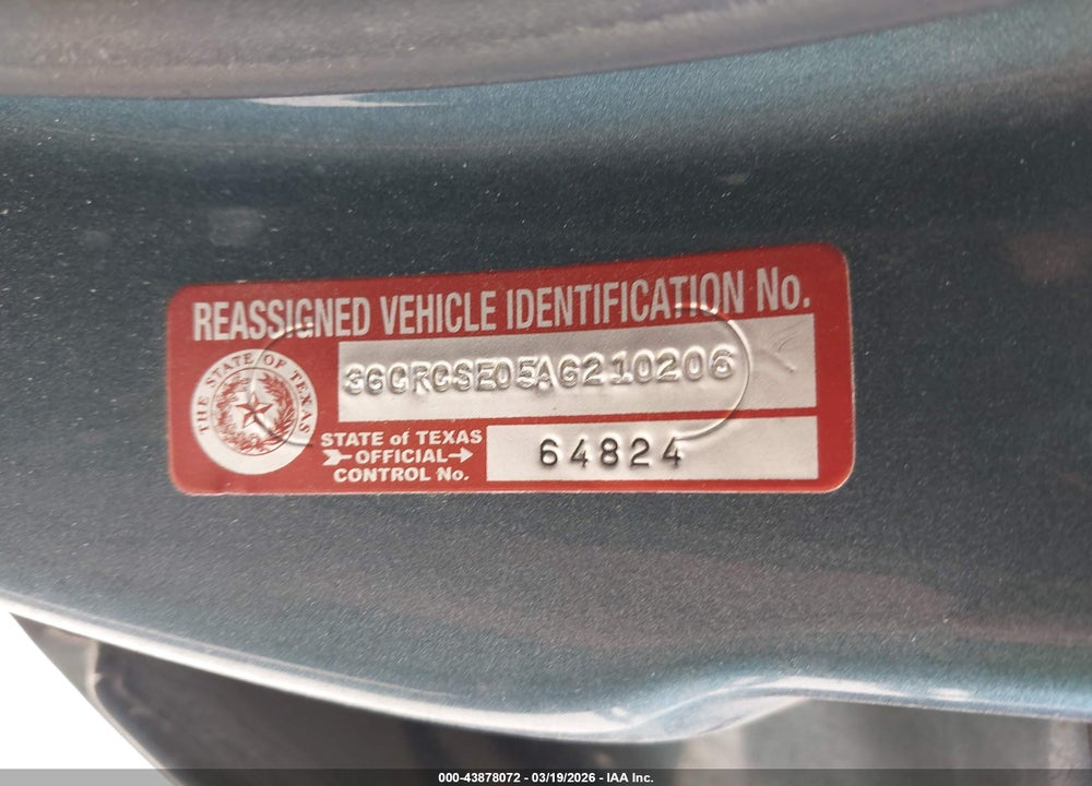 2010 CHEVROLET SILVERADO 1500 LT VIN: 3GCRCSE05AG210206