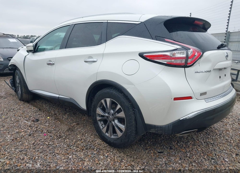 2015 NISSAN MURANO SL VIN: 5N1AZ2MG9FN221052