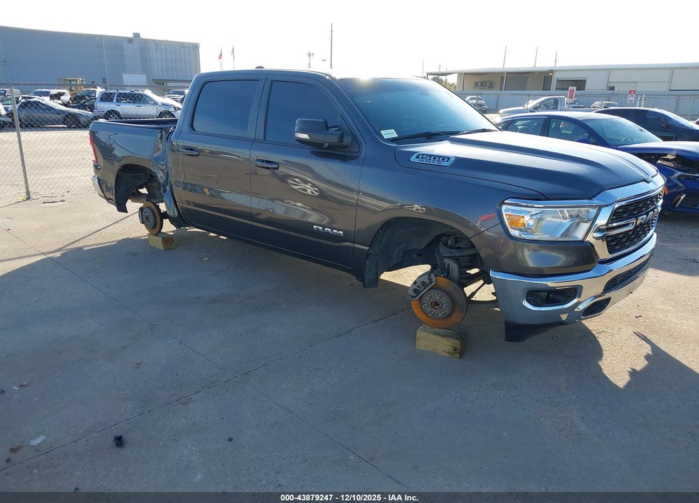 2022 RAM 1500 BIG HORN  4X2 5'7 BOX VIN: 1C6RREFT5NN156502