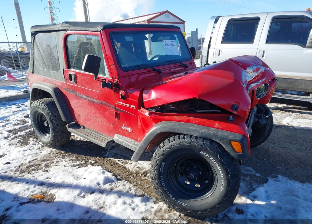 2001 JEEP WRANGLER SE VIN: 1J4FA29P01P331327