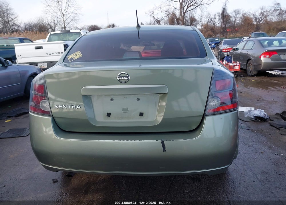 2008 NISSAN SENTRA 2.0S VIN: 3N1AB61E58L633994