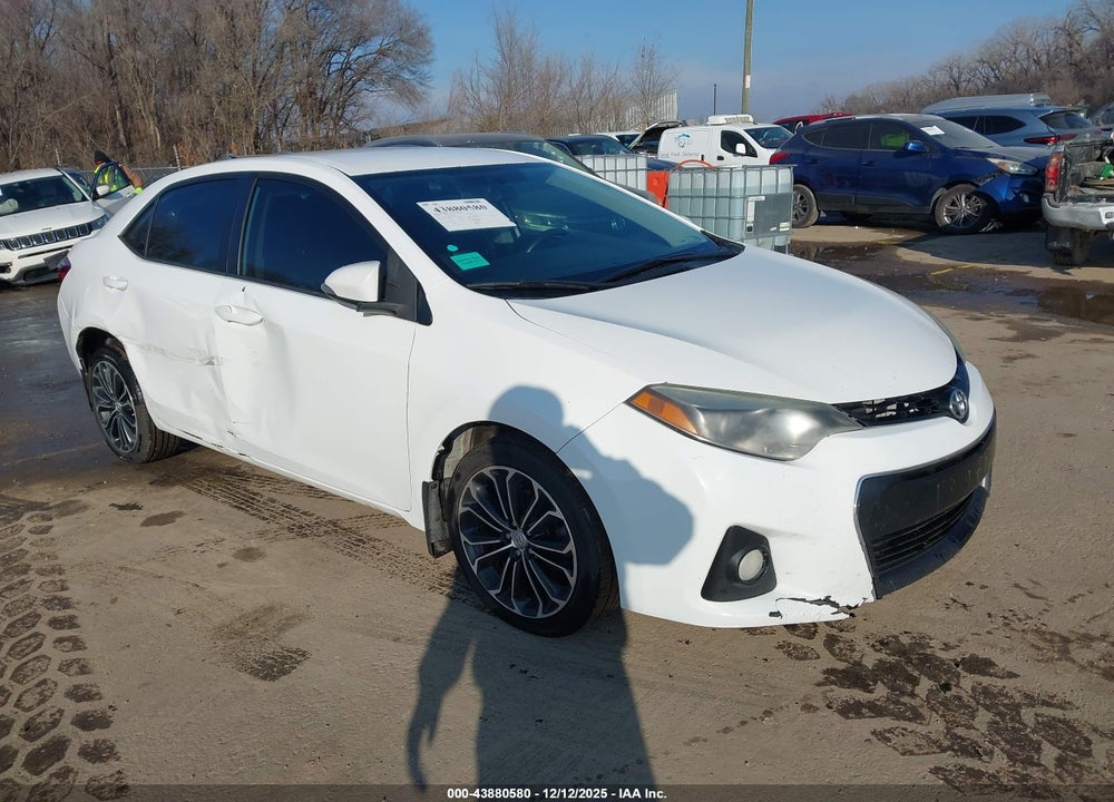 2016 TOYOTA COROLLA S PLUS VIN: 2T1BURHE8GC534235