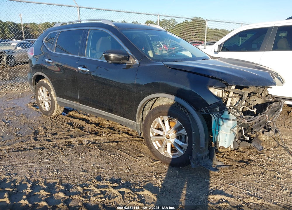 2016 NISSAN ROGUE SV VIN: KNMAT2MT2GP696874