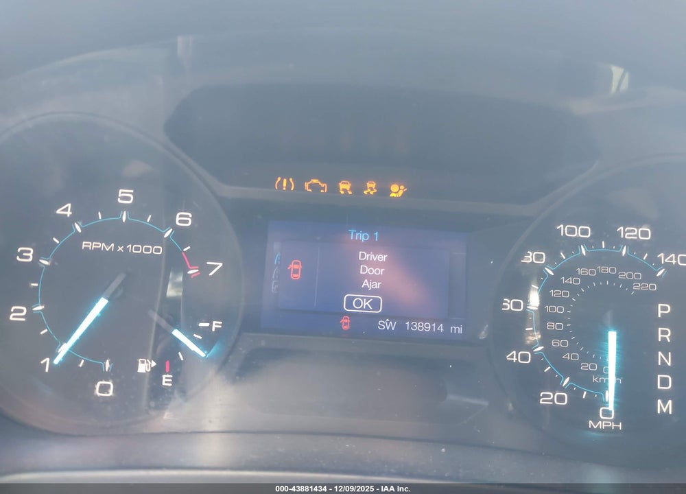 2014 FORD EXPLORER VIN: 1FM5K7B82EGA12852