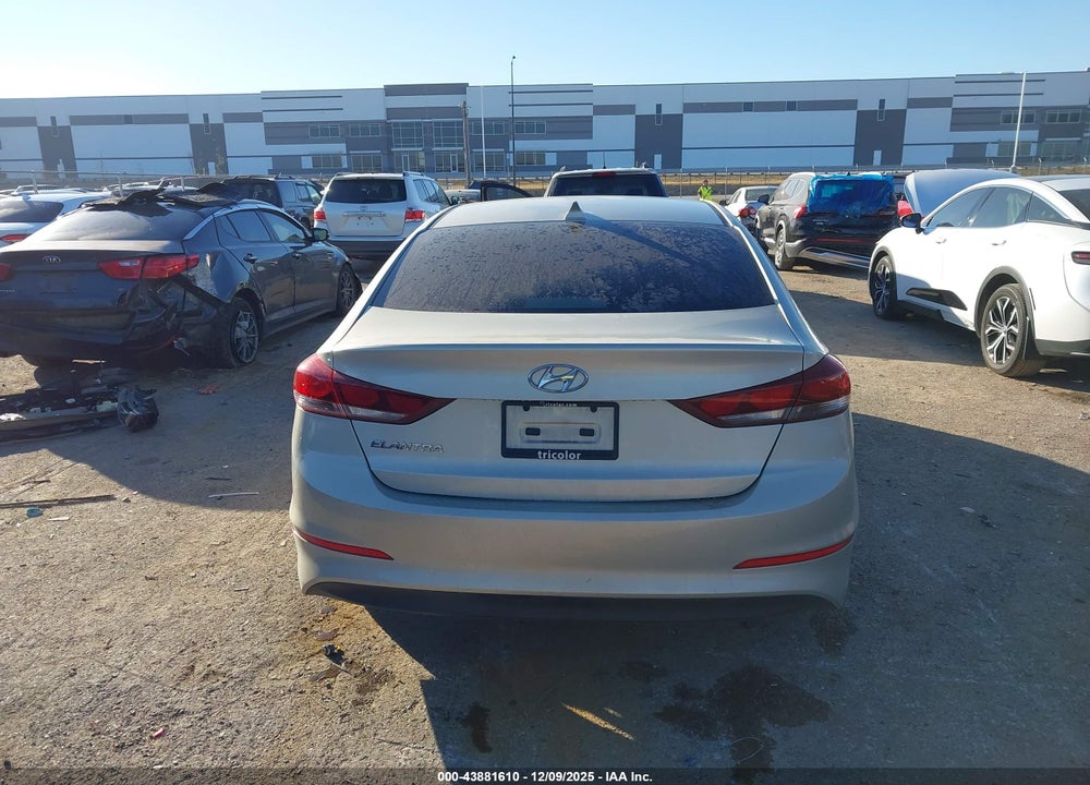 2017 HYUNDAI ELANTRA SE VIN: KMHD84LF6HU060933