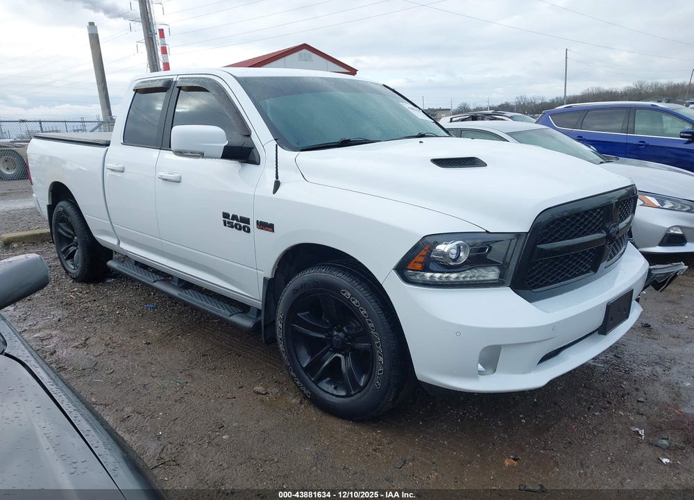 2017 RAM 1500 NIGHT  4X4 6'4 BOX VIN: 1C6RR7HT5HS617356