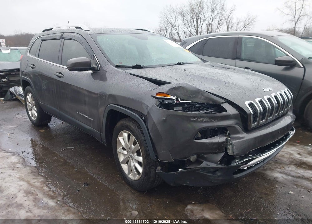 2016 JEEP CHEROKEE LIMITED VIN: 1C4PJMDSXGW132236