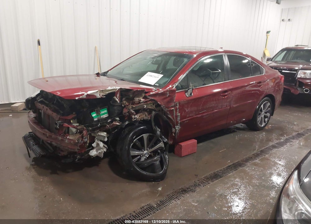 2016 SUBARU LEGACY 2.5I LIMITED VIN: 4S3BNBN67G3053208