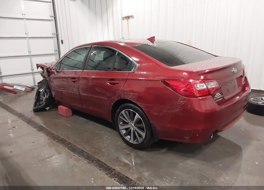 2016 SUBARU LEGACY 2.5I LIMITED VIN: 4S3BNBN67G3053208