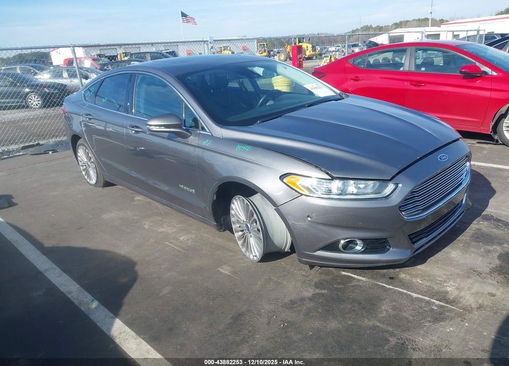 2014 FORD FUSION HYBRID TITANIUM VIN: 3FA6P0RUXER107209