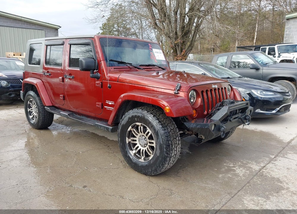 2008 JEEP WRANGLER UNLIMITED SAHARA VIN: 1J8GA59188L507087