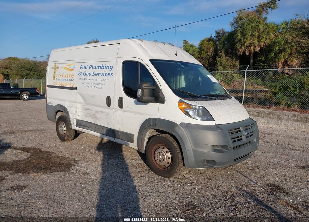 2014 RAM PROMASTER 2500 HIGH ROOF VIN: 3C6TRVCG7EE107268