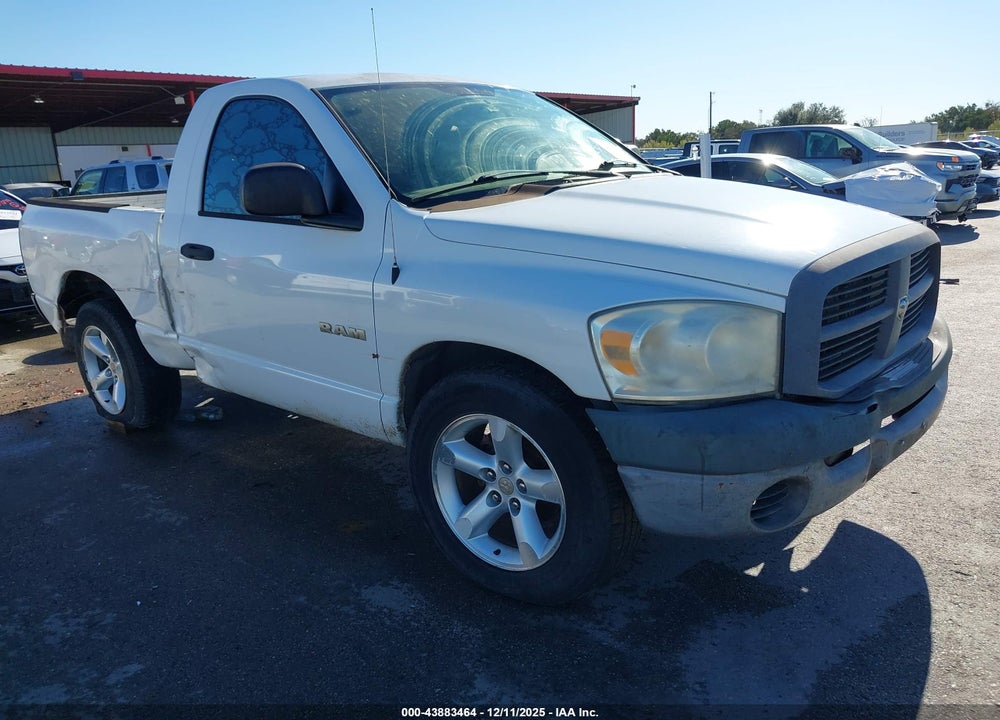 2008 DODGE RAM 1500 ST/SXT VIN: 1D7HA16K58J156447