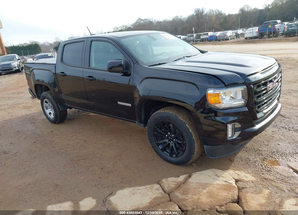 2022 GMC CANYON 4WD  SHORT BOX ELEVATION VIN: 1GTG6CEN5N1328423