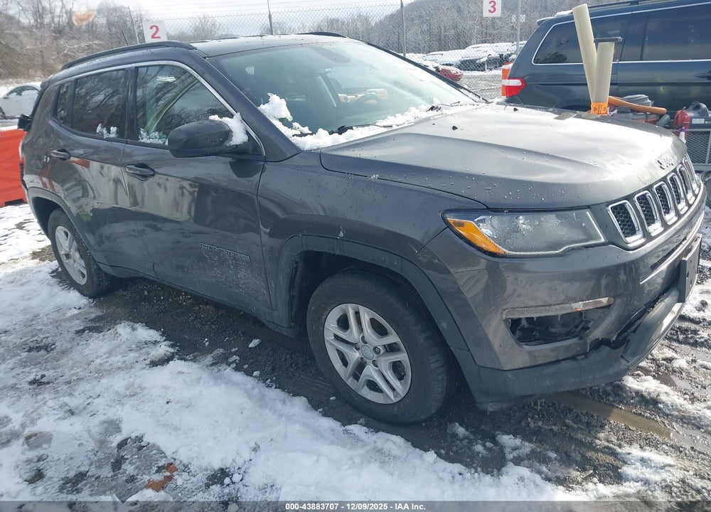 2019 JEEP COMPASS SPORT FWD VIN: 3C4NJCAB5KT677099