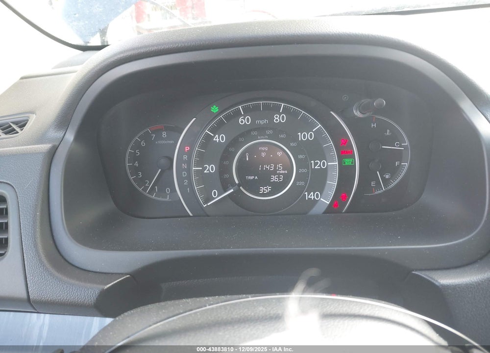 2012 HONDA CR-V EX-L VIN: JHLRM3H76CC006356