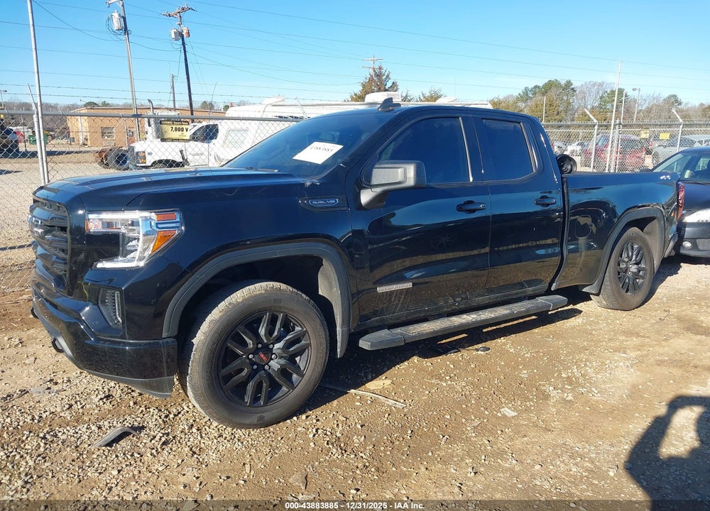 2021 GMC SIERRA 1500 4WD  STANDARD BOX ELEVATION VIN: 1GTR9CED4MZ223184