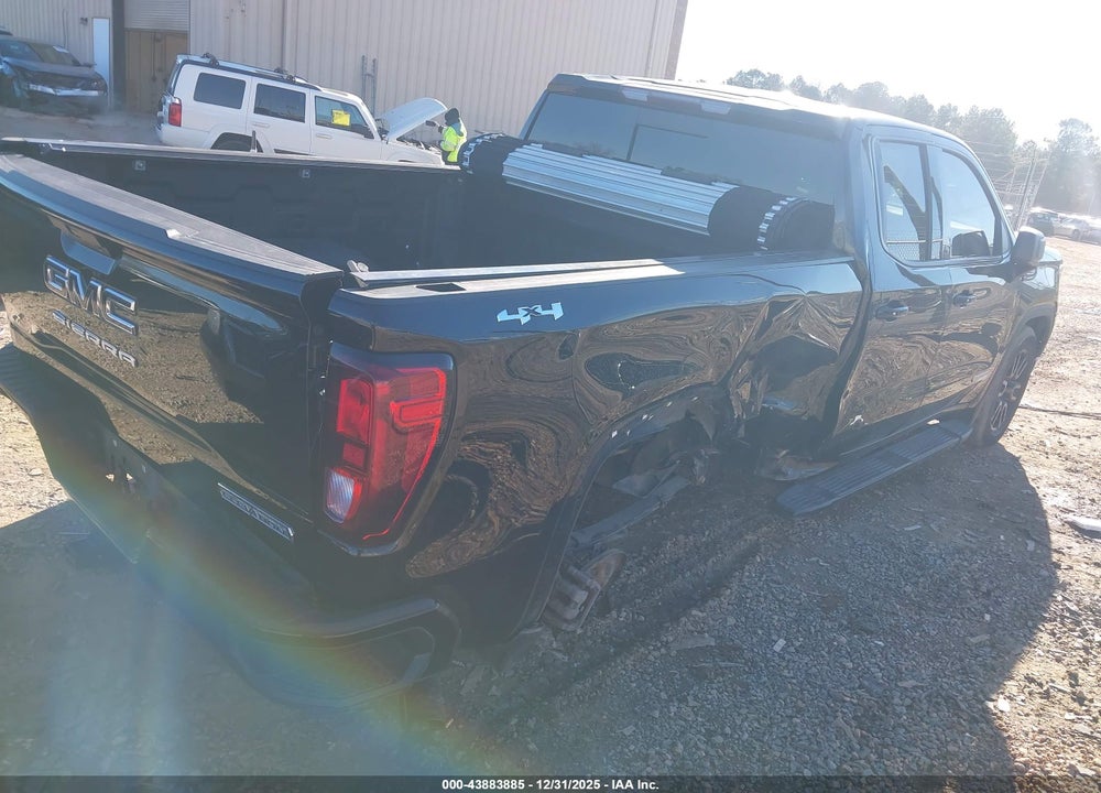 2021 GMC SIERRA 1500 4WD  STANDARD BOX ELEVATION VIN: 1GTR9CED4MZ223184