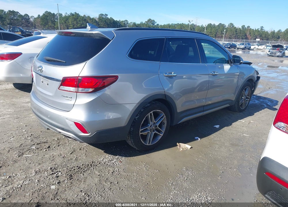 2017 HYUNDAI SANTA FE LIMITED ULTIMATE VIN: KM8SR4HF1HU181852