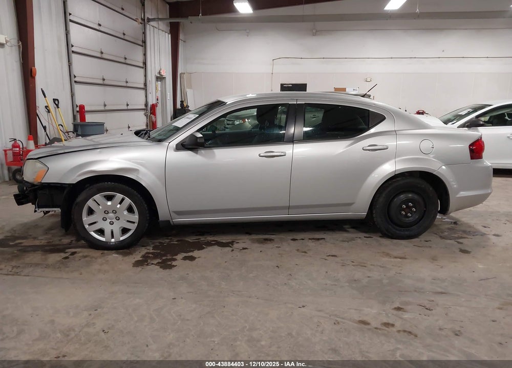 2012 AVENGER DODGE  SE VIN: 1C3CDZAB0CN102626