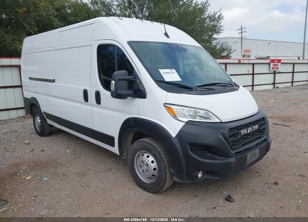 2023 RAM PROMASTER 2500 HIGH ROOF 159 WB VIN: 3C6LRVDG9PE554038