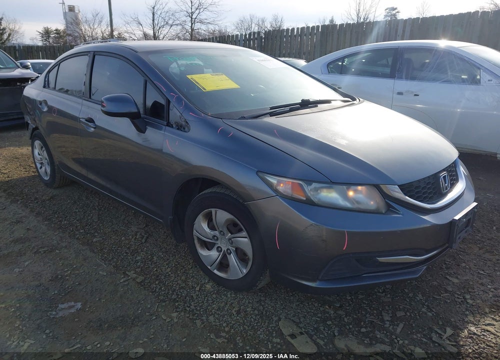 2013 HONDA CIVIC LX VIN: 19XFB2F54DE069418