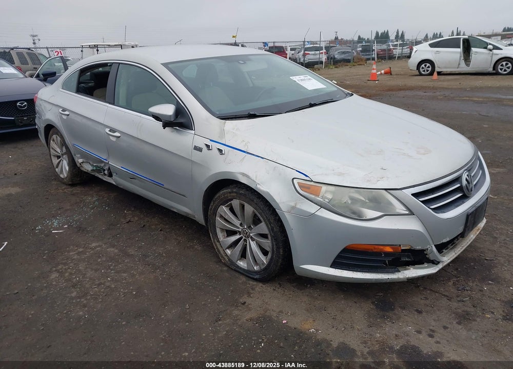 2012 VOLKSWAGEN CC SPORT VIN: WVWMP7AN5CE511288
