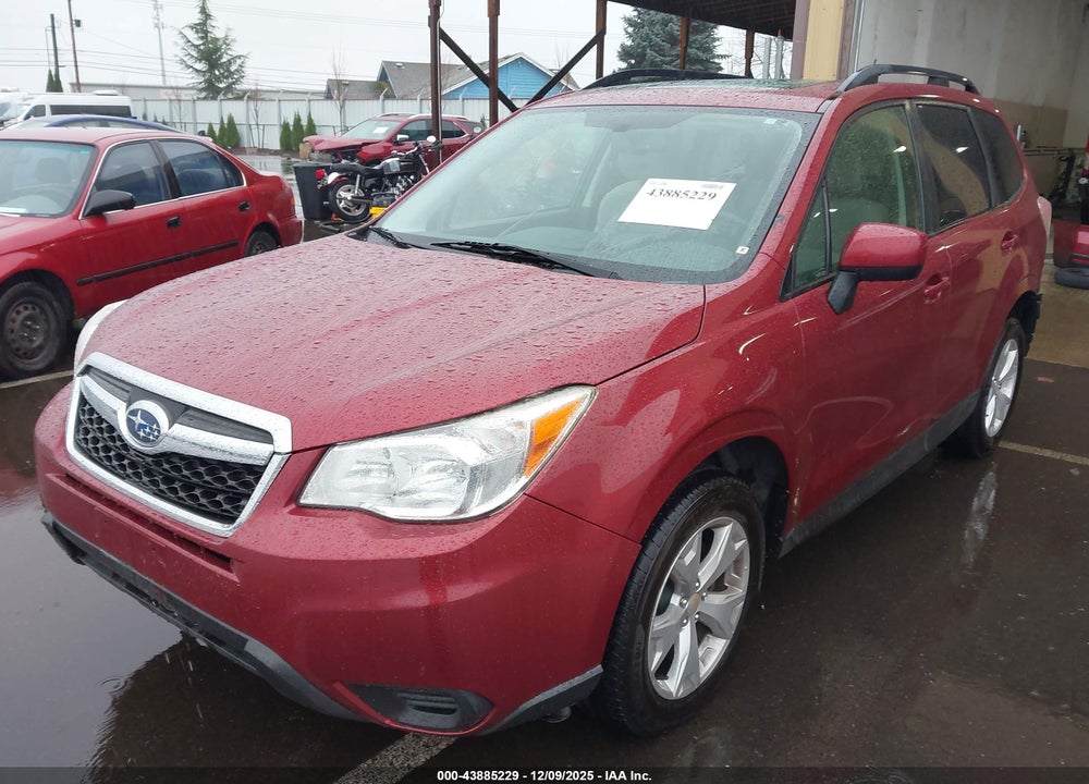 2015 SUBARU FORESTER 2.5I PREMIUM VIN: JF2SJADC8FH472233