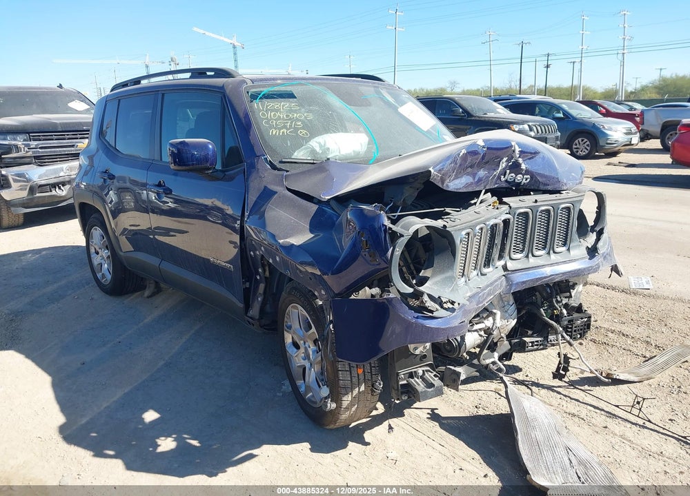 2016 JEEP RENEGADE LATITUDE VIN: ZACCJABT2GPC95713