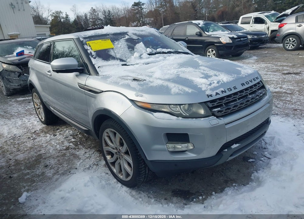2012 LAND ROVER RANGE ROVER EVOQUE PURE PLUS VIN: SALVR1BG2CH607558