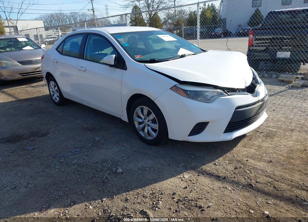 2014 TOYOTA COROLLA LE VIN: 2T1BURHEXEC219613