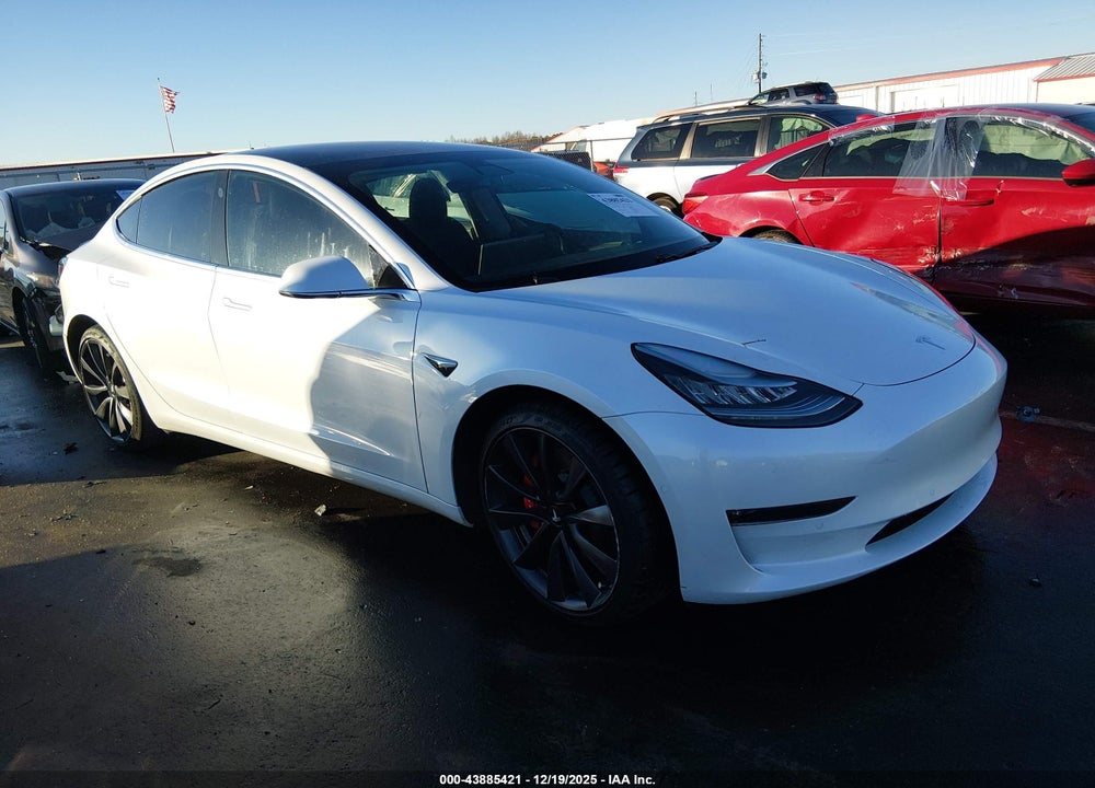 2020 TESLA MODEL 3 PERFORMANCE DUAL MOTOR ALL-WHEEL DRIVE VIN: 5YJ3E1EC5LF624244