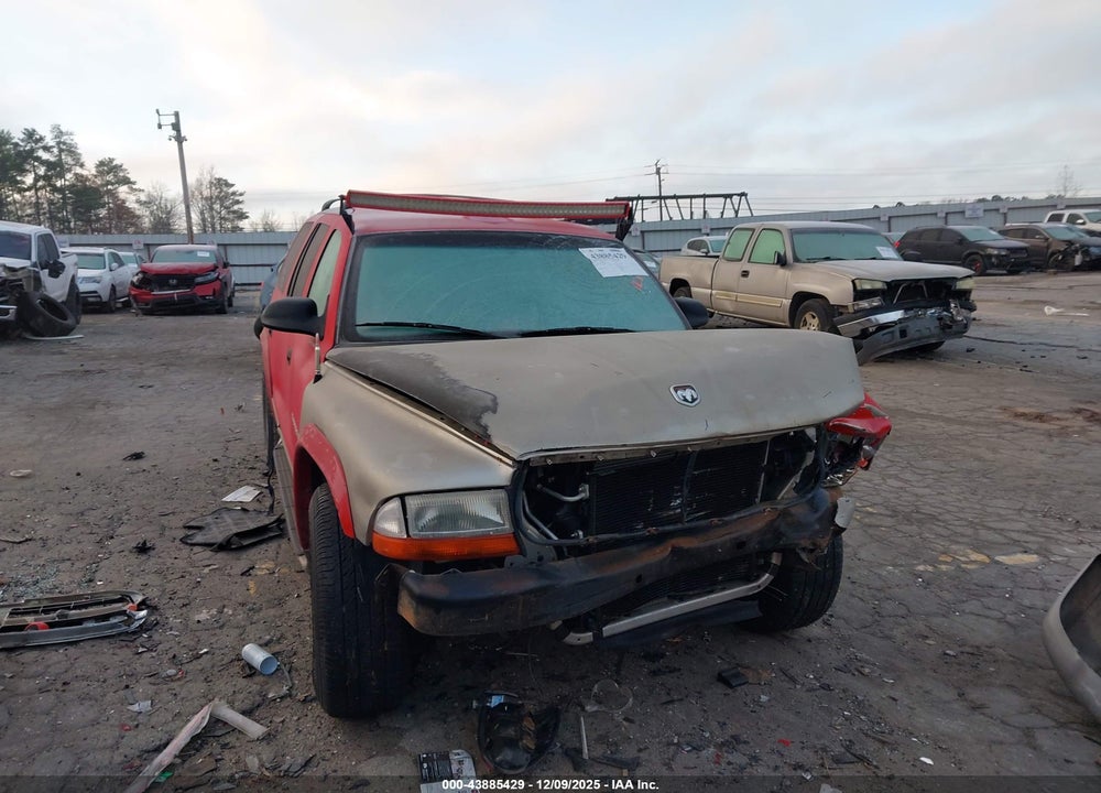 2001 DODGE DURANGO VIN: 1B4HR28N21F603662