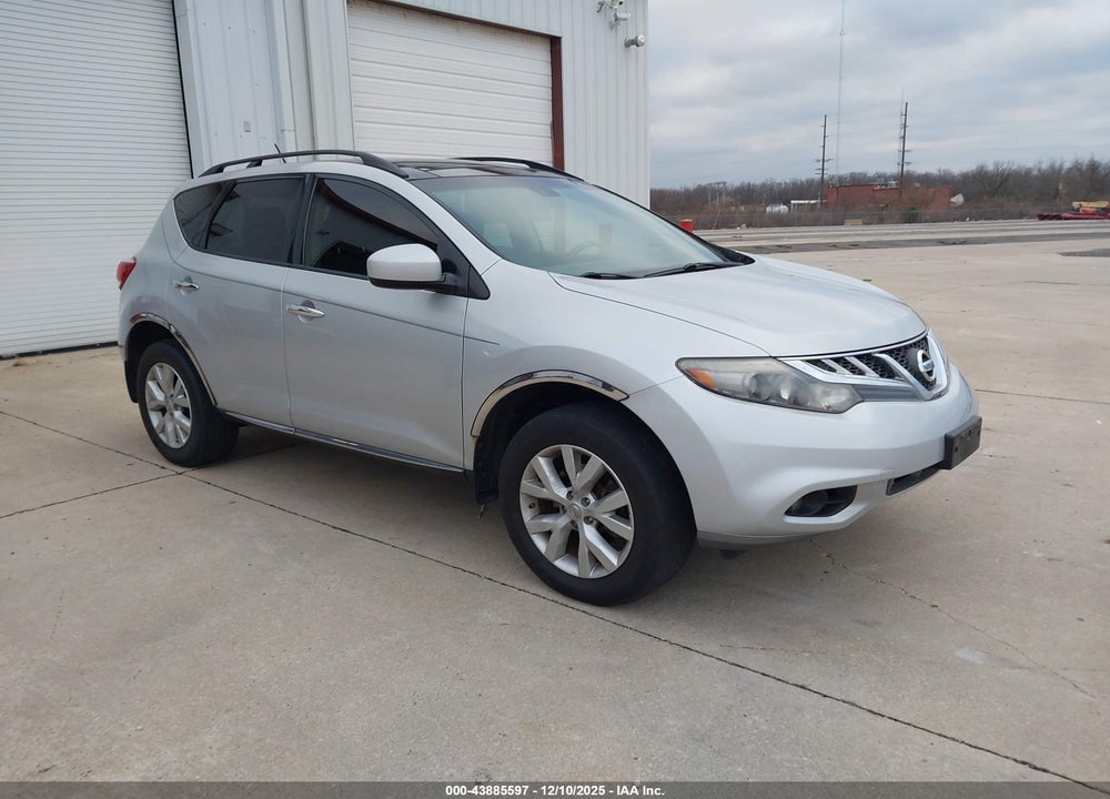 2014 NISSAN MURANO SL VIN: JN8AZ1MU3EW406702