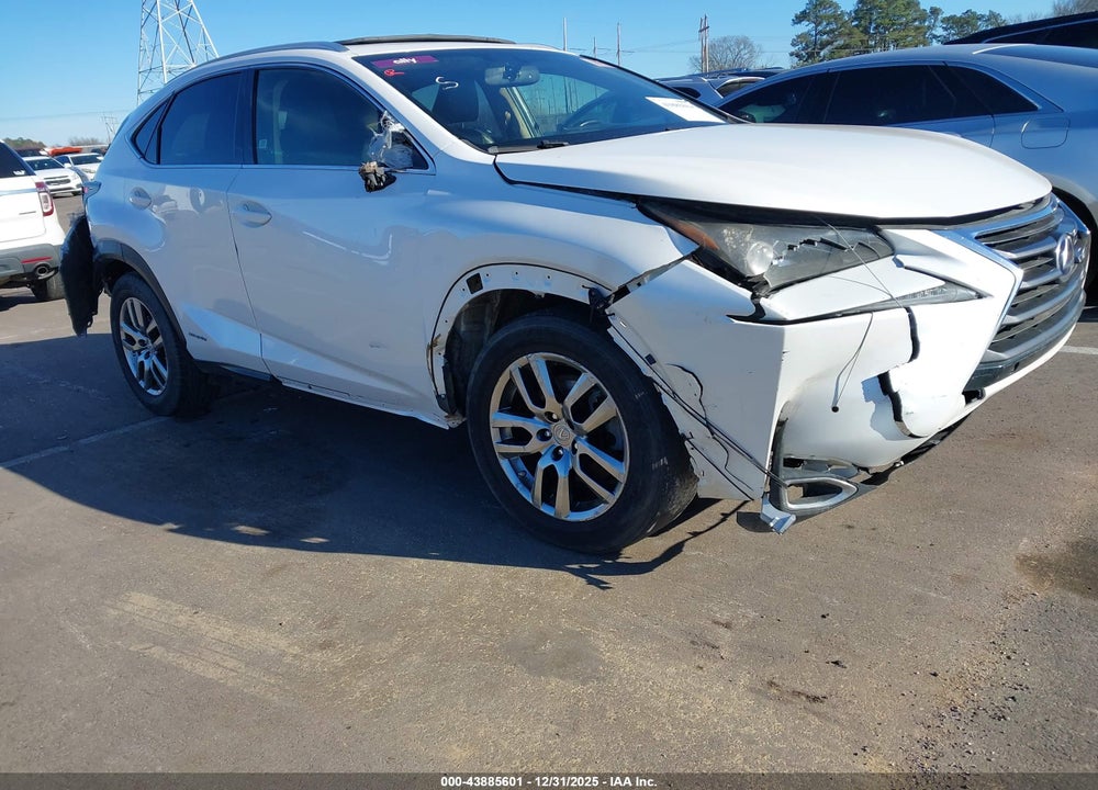 2016 LEXUS NX 300H VIN: JTJBJRBZ9G2035878