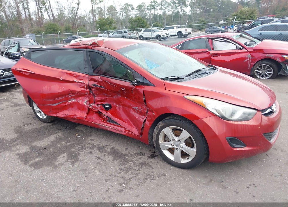 2011 HYUNDAI ELANTRA GLS (ULSAN PLANT) VIN: KMHDH4AE6BU086272