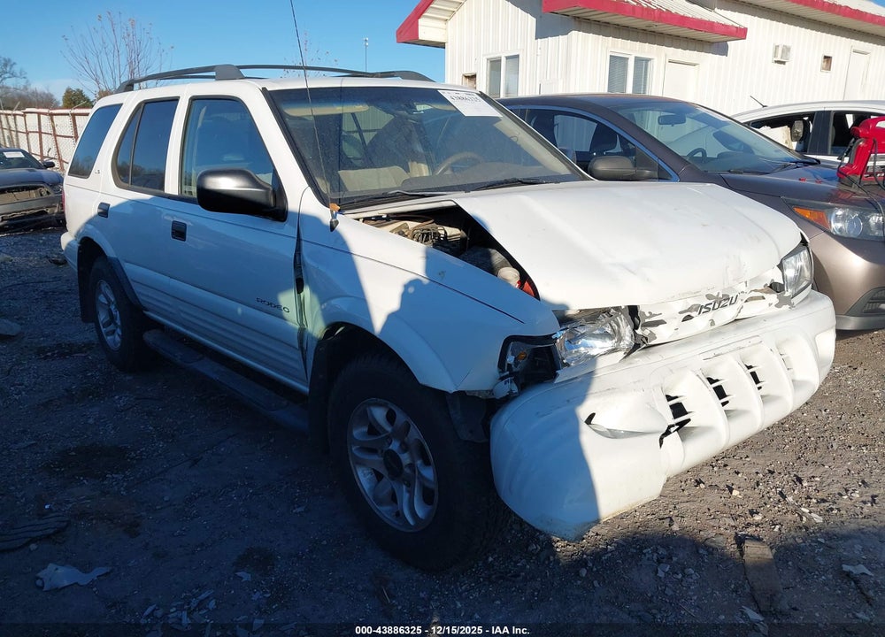 2002 ISUZU RODEO LS 3.2L V6/LSE 3.2L V6/S 3.2L V6 VIN: 4S2CK58W124306072