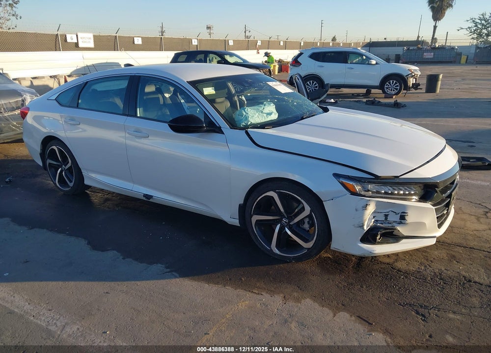 2021 HONDA ACCORD SPORT VIN: 1HGCV1F33MA063164