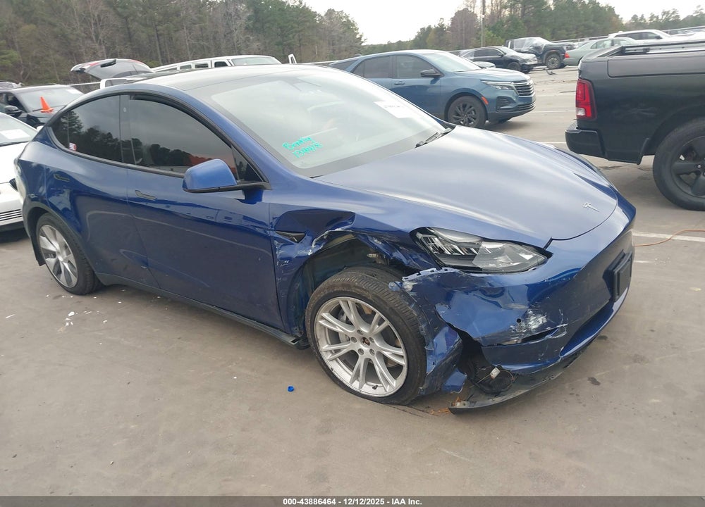 2020 TESLA MODEL Y LONG RANGE DUAL MOTOR ALL-WHEEL DRIVE VIN: 5YJYGDEE1LF015607