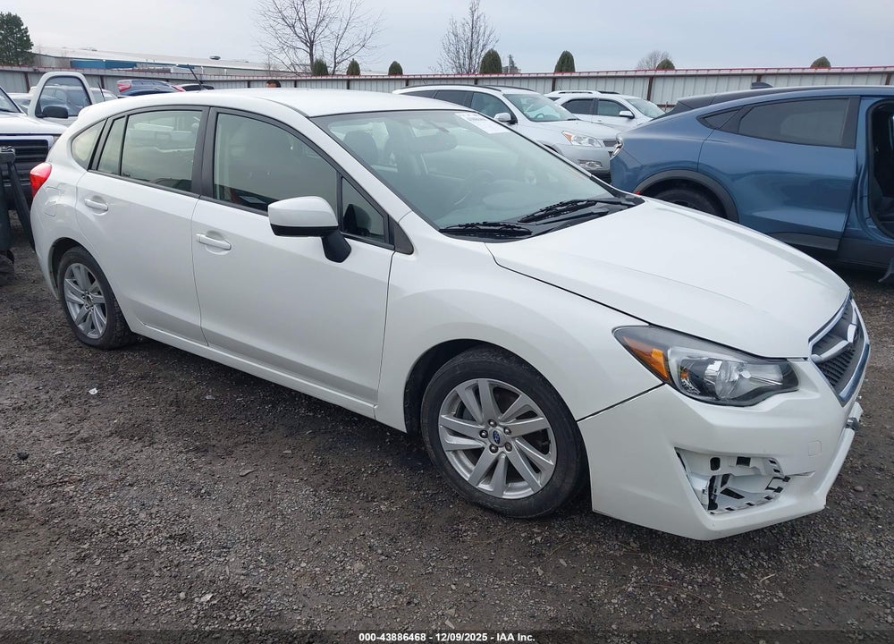 2015 SUBARU IMPREZA 2.0I PREMIUM VIN: JF1GPAC62FH275773