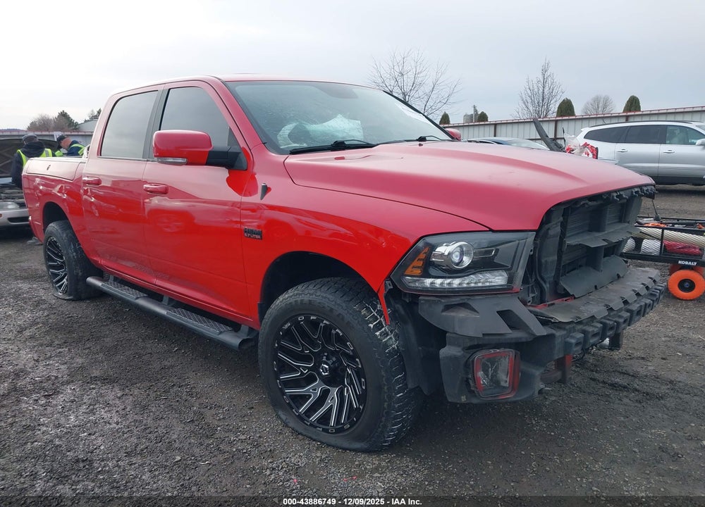 2017 RAM 1500 NIGHT  4X4 5'7 BOX VIN: 1C6RR7MT8HS754619