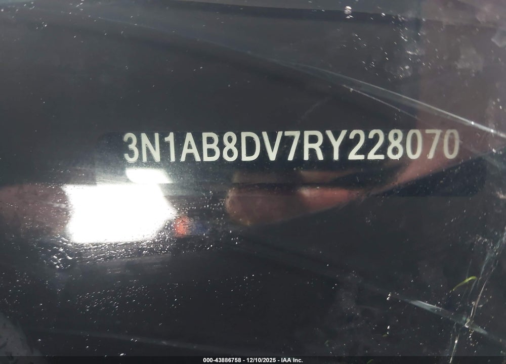 2024 NISSAN SENTRA SR XTRONIC CVT VIN: 3N1AB8DV7RY228070
