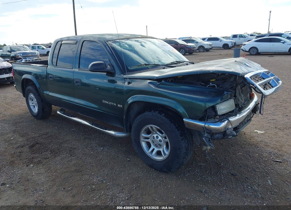 2002 DODGE DAKOTA SLT VIN: 1B7HL48N42S619239