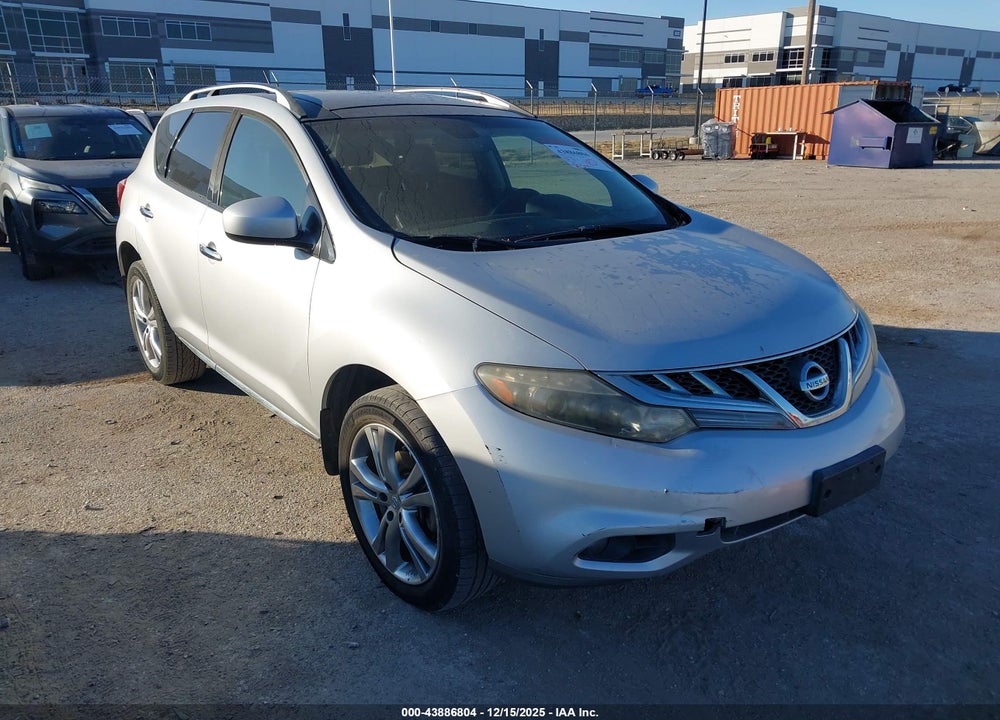2011 NISSAN MURANO LE VIN: JN8AZ1MU9BW050896