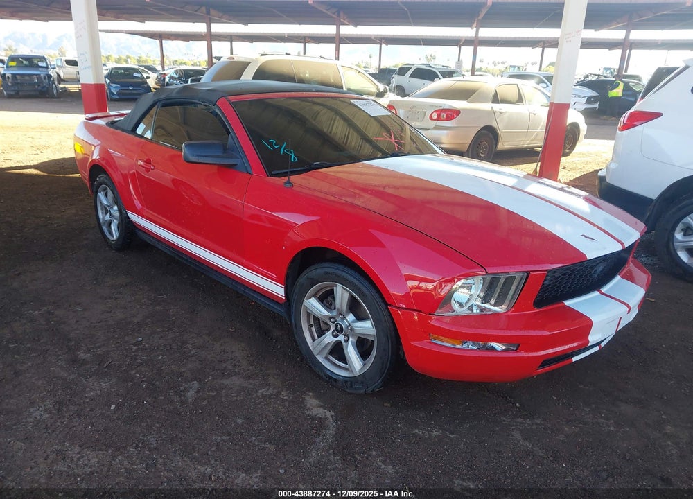 2007 FORD MUSTANG V6 DELUXE/V6 PREMIUM VIN: 1ZVFT84NX75333600