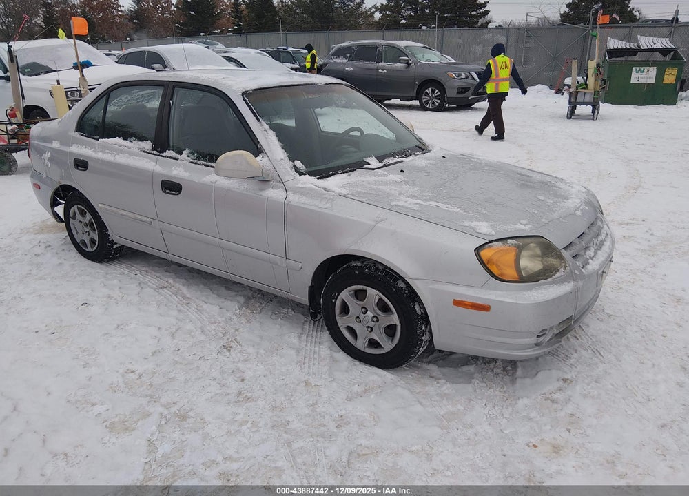 2003 HYUNDAI ACCENT GL VIN: KMHCG45C83U495639