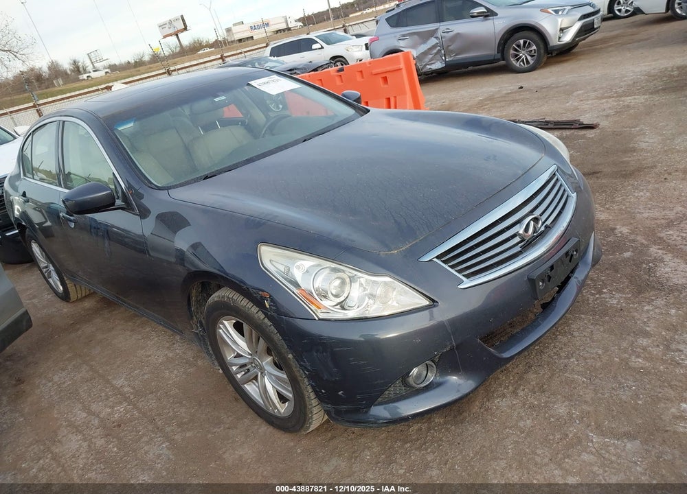 2012 INFINITI G25X VIN: JN1DV6AR0CM730669