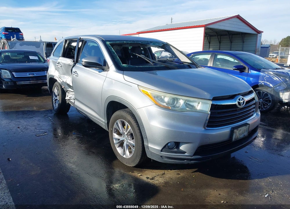 2015 TOYOTA HIGHLANDER LE PLUS V6 VIN: 5TDZKRFH4FS103978