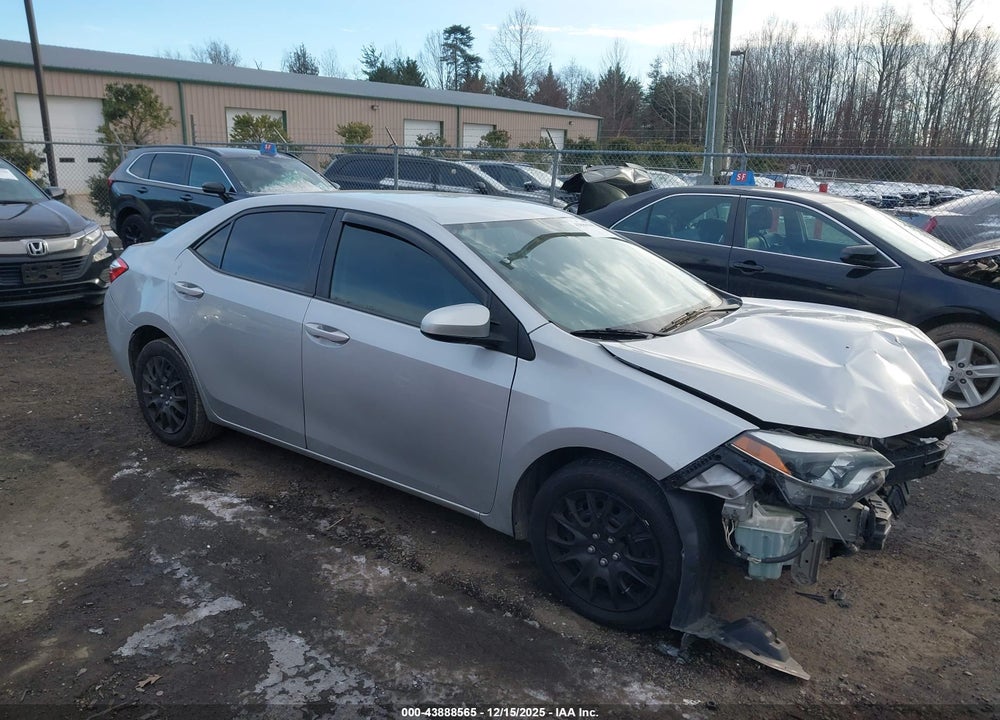 2015 TOYOTA COROLLA LE VIN: 5YFBURHE0FP252329
